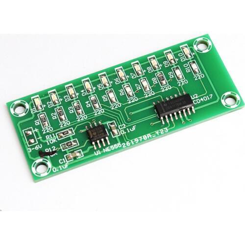 Diy electronic kit set 4017 water light making kit SMD components welding parts Skills competition LED production Fun DIY