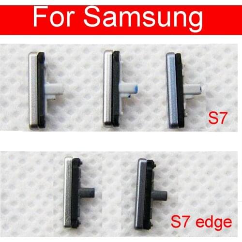 For Samsung Galaxy S7 G930 G930F S7 Edge G935 G935F Volume Power On Off Key Side Button Flex Cable Replacement Parts