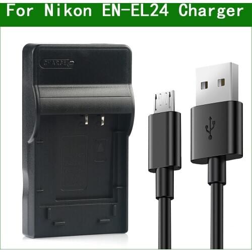 EN-EL24 ENEL24 EN EL24 MH-31 Digital Camera Battery Charger For Nikon 1 J5 DL18-50 DL24-85 EN-EL24a
