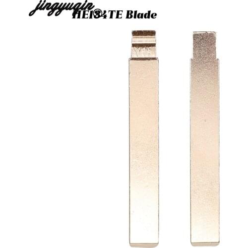 Jingyuqin 50pcs HU134TE Remotes Key Blade VVDI Keydiy Universal Y15# For Kia Venga Flip Car Key Uncut Blank Replacement