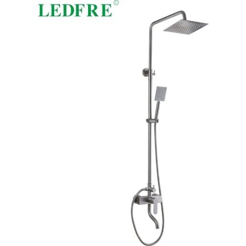 LedFre Stainless Steel SUS304 shower set rain shower Single Handle shower faucet hot and cold Shower faucet Bathtub shower mixer