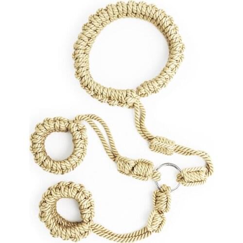 Soft Cotton Rope Sex Handcuffs Bdsm Collar Bondage Gear Sex Games Erotic Adults Toys Sex Products Sex Toys for Couples Women