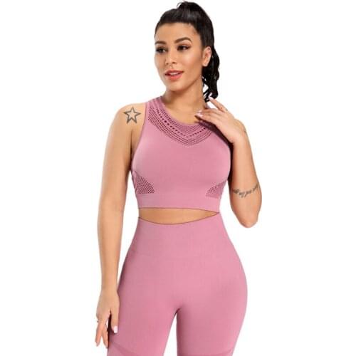 New Tight Fitness Suits Women sport Set Gym Clothing Female Sport Fitness Suit Running Clothes top + Leggings Women Seamless Gym