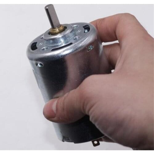 RS987 Motor High Speed Electric DC12V 24V 6000rpm 12000rpm Front Ball Bearing High Torque Power Moter DIY Drill Tool Cutting