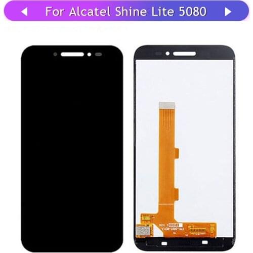For Alcatel Shine Lite 5080 5080X 5080U OT5080 LCD Display Touch Screen Assembly Glass Panel Digitizer