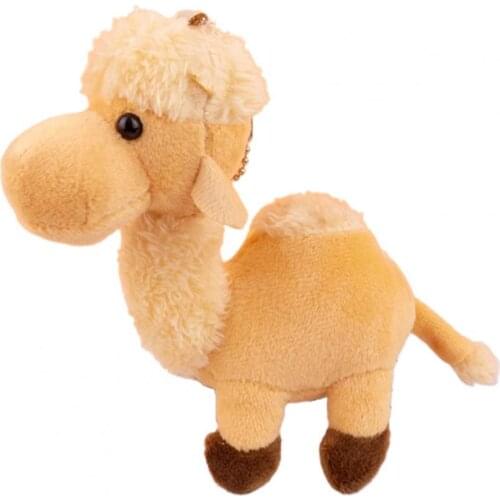 15cm Lovely Cartoon Animal Plush Pendant Doll Decor Lifelike Cuddly Soft Animal Baby Key Chain Toy for Kids