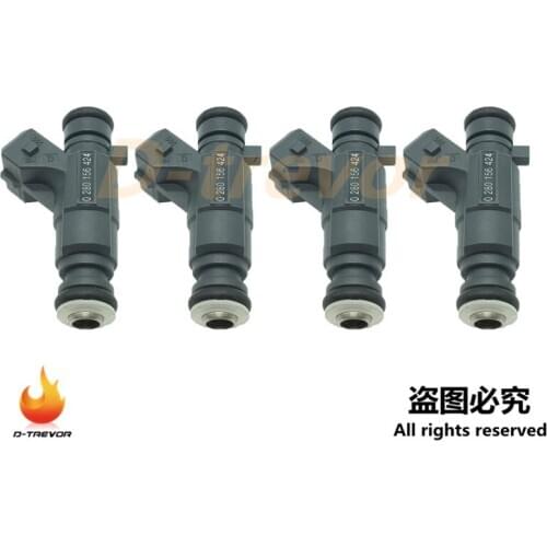 4Pcs OEM 0280156424 Fuel Injector nozzle For Chery BYD