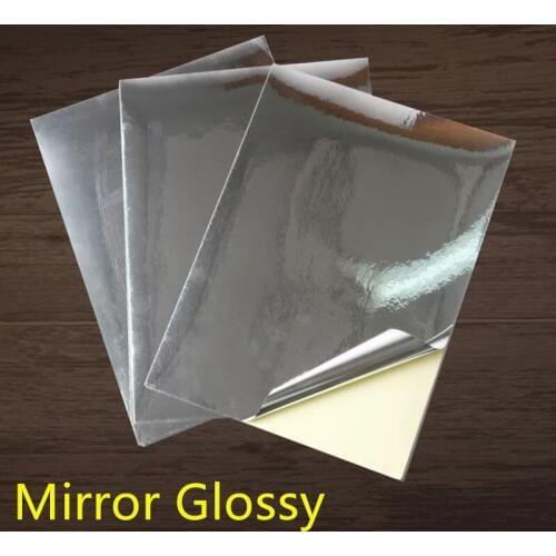 A4 Glossy Sliver PET Inkjet Label waterproof high Temperature Scratch resistance for ink Printer