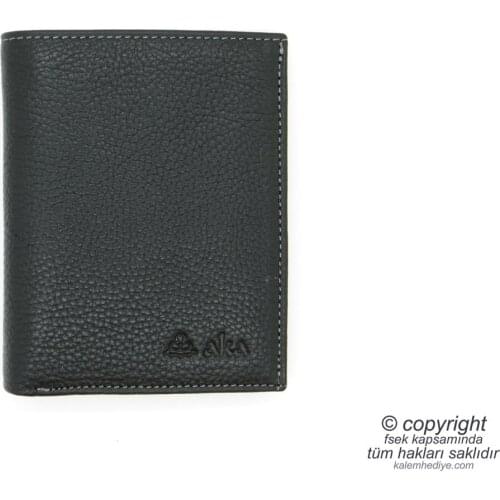Genuine Leather Wallet | İsme Special Wallet | 9x11 Vertical | TM 1018-3 Gift Wallet
