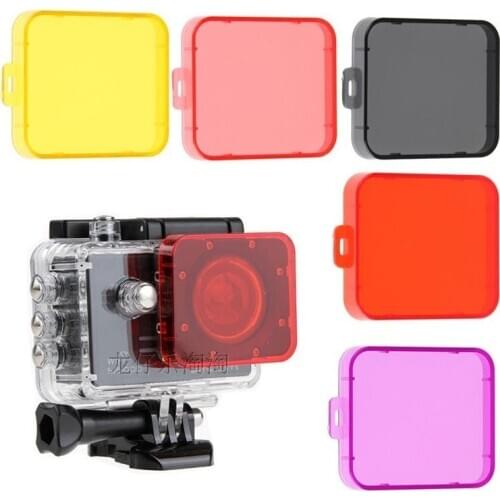 Diving Lens Filter Case For SJCAM SJ5000 Sport Camera SJ5000 wifi SJ5000+ SJ5000X Original Sport DV Action Camera Accessories