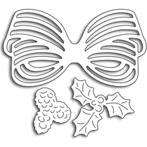 Decoration Bowknot Die Metal Cutting Die Stencil for DIY Scrapbooking Album Embossing Paper Cards Decorative Craft Template