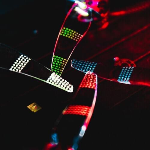 Gemfan Moonlight LED Props 51466L 5.1X4.66X3 3-Blade Light Propeller with LED Fitting for RC FPV Racing Freestyle Night Flying