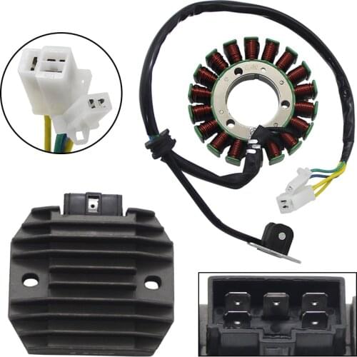 Motorcycle Stator Coil + Voltage Regulator Rectifier For Yamaha YP250 Majesty 2000-2001 4JH-81960-01 5GM-81410-01 5GM-81410-00