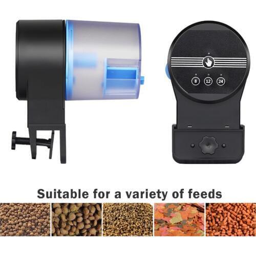 1PC Automatic Electrical Plastic Fish Timer Feeder Home Aquarium Food Feeding Portable Fish Feeder Tools