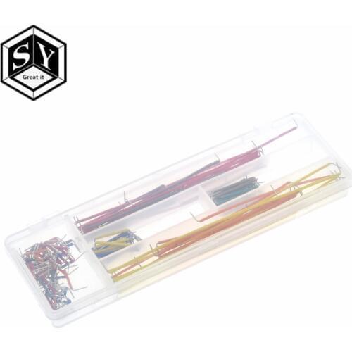 GREAT IT Hot Sell 140pcs U Shape Solderless Breadboard Jumper Cable Wire Kit For Arduino Shield For raspberry pi Drop