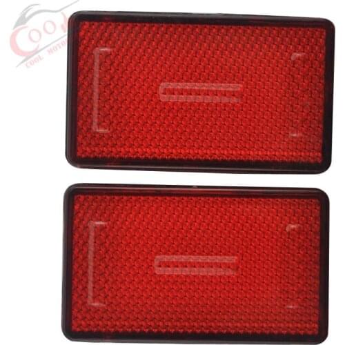 Motorcycle ABS Front Rear Fork Red Reflector Cover Decal Sticker For BMW R1200RT K1200RS R1200R R1200 GS Adventure R9t