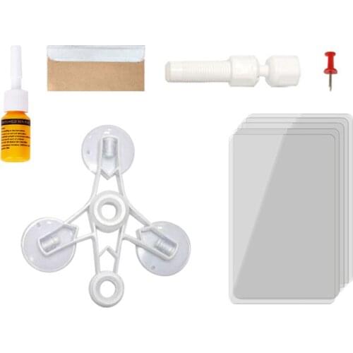 Windshield Repair Kit Car Glass Repair Tool For Chip Crack Window Screen Polishing DIY Auto Maintenance Tools Sets