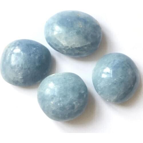 Natural quartz polished crystals healing stones celestite palm for Home Decoration