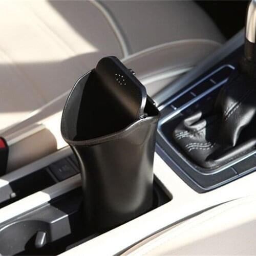 New Mini Auto Car vehicle Trash Rubbish Can Garbage Dust Case Holder Box Car Interior Accessories