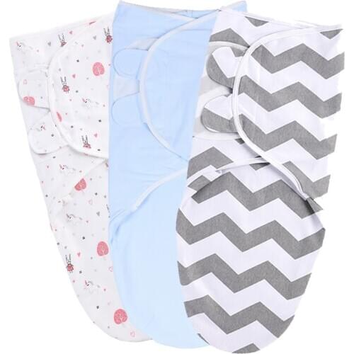 Newborns Blankets Adjustable Infant Baby Wrap Infant Bedding Swaddle Wrap Baby Receiving Blanket Bedding