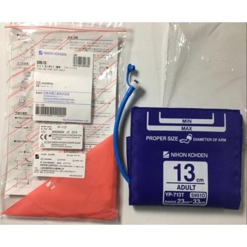 NIHON KOHDEN Japan Optoelectronics Original Blood Pressure Adult Cuff 23-33CM S951D YP-713T