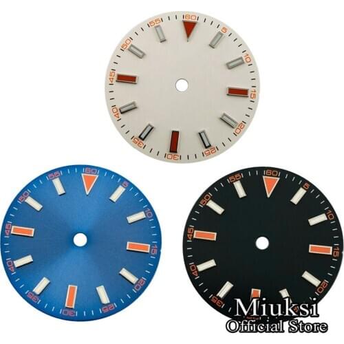 Miuksi 29mm sterile watch dial Fit ETA 2824/2836,Mingzhu DG 2813/3804,Miyota8205/8215/821A/82series movement