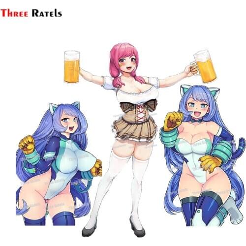 Three Ratels A2 Carolina For Last Origin Anime Stickers Popular Laptop Mobile Phone Luggage Car Skateboard Mobile Decal Toy