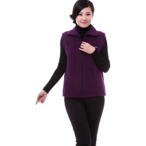 Ultra low prices in stock ! Elderly women in Europe and America Fall Winter fashion brand vest jacket Large size L-4XL