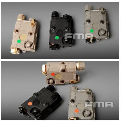 FMA PEQ-15 Upgrade Version LED White Light + Red/Green Laser With IR Glass Lens Box TB0066 BK TB0067 DE TB0070 FG
