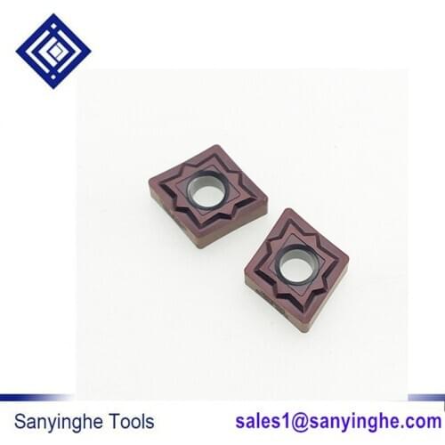 High quality sanyinghe 10 pcs/lots CNMG120408-MF1 CP200 cnc carbide turning inserts cnc blade lathe cutter tool
