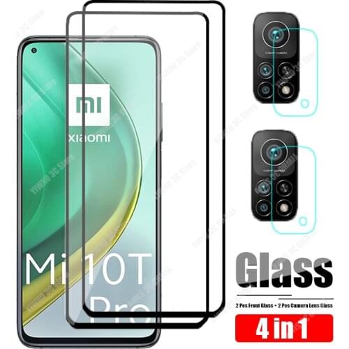Protective Glass For Xiaomi Mi 10T Pro Glass Camera Protectors On For Xiaomi 10T Safety Front Screen Xiomi Mi10T Tempered Film