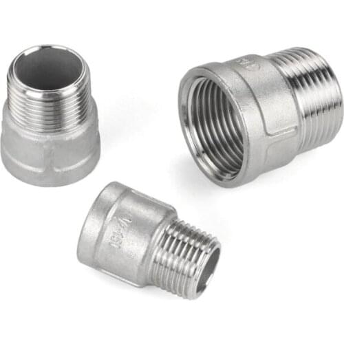 2pcs DN8 DN15 inner outer thread filling core inside outside wire adapter reducing convers fittings screw bolt stainless steel