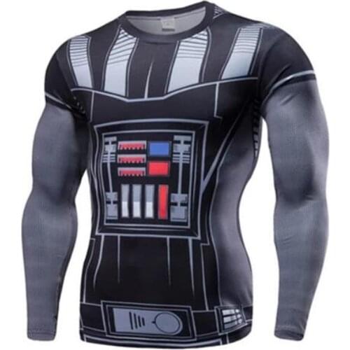 2021 Harajuku Cosplay Cartoon Korte Mouw Compressie T-shirt Mens Running Compressie Sport Shirt Mannen Droge Fit Fitness Panty