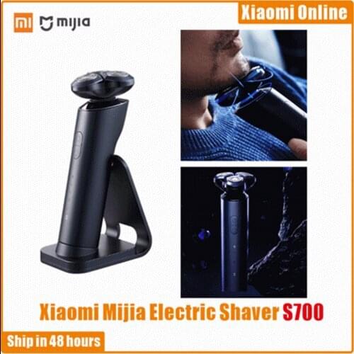 2021Xiaomi Mijia Electric Shaver S700 Razor Beard Machine Mens Trimmer IPX7 Waterproof Blade 3 Gear Speed Rechargeable Ceramic
