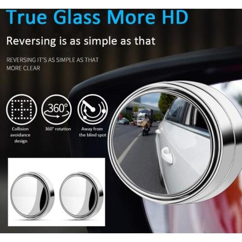 360-degree Wide Angle Rotation Round Car Goods Car Rearview Auxiliary Blind Spot Mirror Car Accessories
