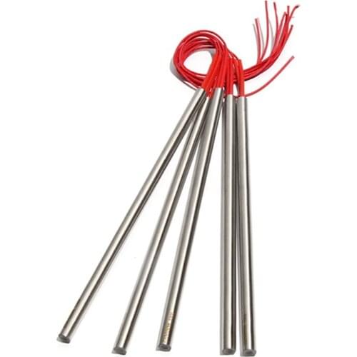 5PCS 13mm 380~500mm 201 Stainless Steel Electric Cartridge Heater 1200W/1300W/1400W/1600W Cylindrical Heating Tube