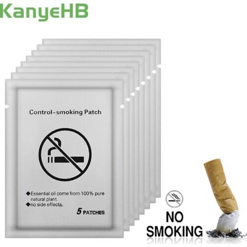 50pcs/10bags Stop Smoking Balm Patch Not Cigarettes Smoking Cessation Plaster Anti Smoke Patch Natural Ingredient Health Therapy