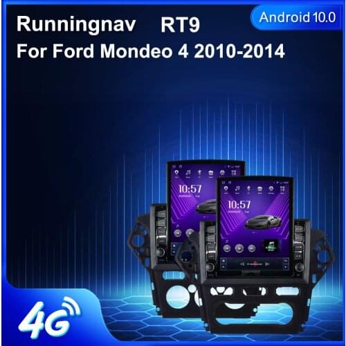 9.7" Android 10.1 For Ford Mondeo 4 2010-2014 Tesla Type Car Radio Multimedia Video Player Navigation GPS RDS 2 din dvd