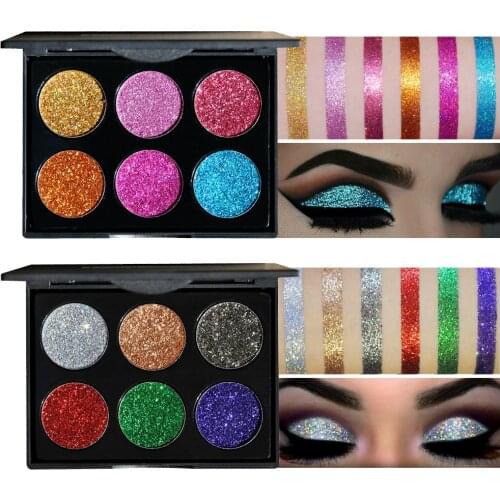 HANDAIYAN Brand Diamond Golden Color Powder Glitter Eye Shadow Palette Shiny Eyeshadow Palette Makeup To Faced Cosmetics