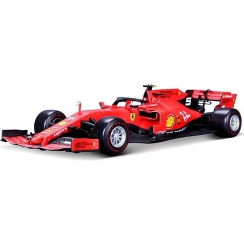 Burago 1/18 Simulation Metal car model Toy For Ferrari F1 2019 SF90 Formula One Diecast Metal Model toy Kimi Raikkonen with box