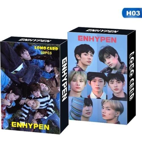 30PCS/Set Kpop ENHYPEN Treasure TXT Photocard HD Photo Album Photocard LOMO Card For Fans Gift