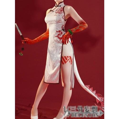 Game Arknights Cos Le Xiaoyao Nian Cosplay Sexy Cheongsam anime costume female full set Pre-sale