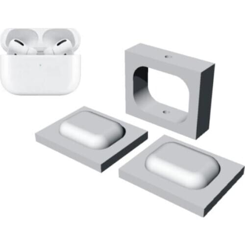 Holster for Airpods pro Earphone Protective Case Shaping Cold Compression Molding To Send Acrylic Template 65x50x25mm