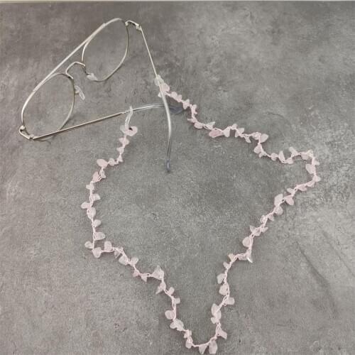 2020 Boho Eye Chain Jewelry Mini stone Glasses Chain Hanging Neck Eyeglasses Glasses Accessories for Women