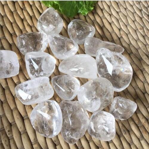 Quartz crystal tumbled stones and crystals healing rocks and mineral gemstones feng shui reiki decoration