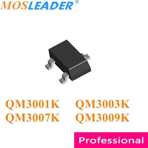 Mosleader QM3001K QM3003K QM3007K QM3009K SOT23 3000PCS QM3001 QM3003 QM3007 QM3009 20V 30V P-Channel Chinese High quality