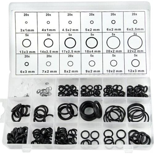 225PCS Circlip Set External/Internal Retaining E-type Cir clip Lock Snap Retaining Ring Assortment Set holes Shaft Collar Washer