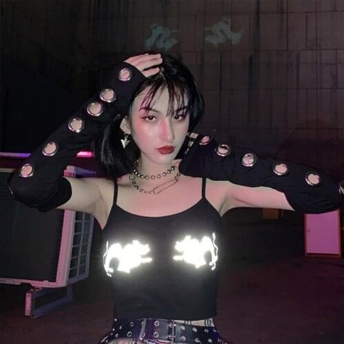 Punk Gothic Gloves Hollow Out Fingerless Arm Sleeves Long Arm Warmer Half Finger Gloves Arm Covers Cosplay Gloves