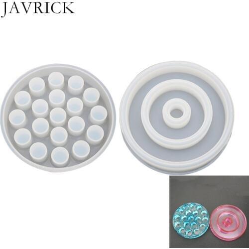 DIY Handmade Crystal Silicone Mold Epoxy Pigment Bottle Lipstick Storage Box UV Glue Resin Molds Craft Tool Jewelry Making Tool