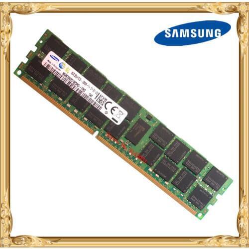 Samsung server memory DDR3 16GB 32GB 1600MHz ECC REG DDR3L PC3L-12800R Register DIMM RAM 240pin 12800 16G 2RX4